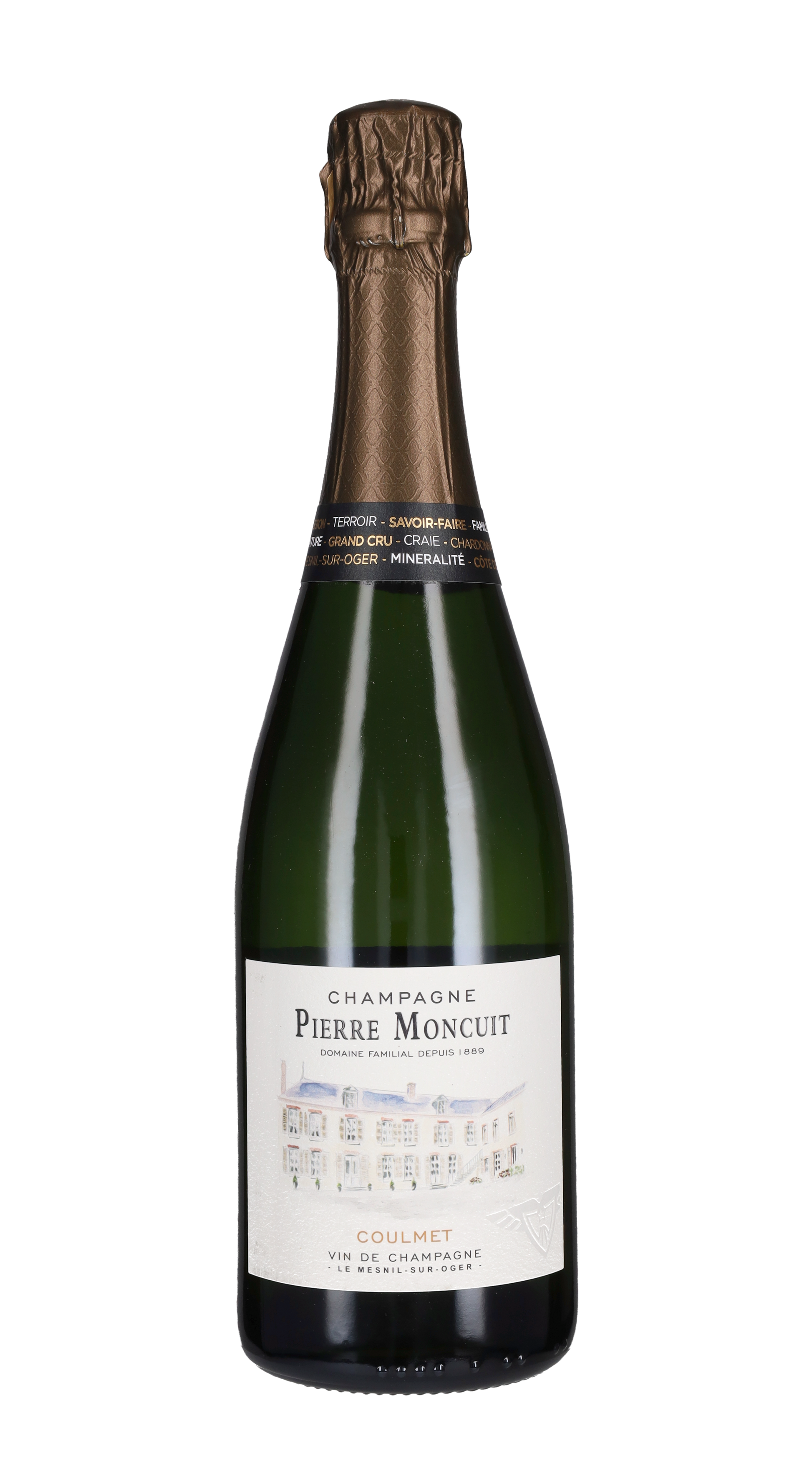 Champagne Brut Blanc de Blancs 'Hugues de Coulmet' Pierre Moncuit
